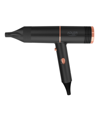 Adler AD 2278 Hair Dryer - 1400W, 2 Temperature Settings, Ionic Function, Black