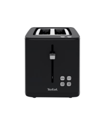 TEFAL Toaster, TT6408, Power 850 W, Number of slots 2, Housing material Plastic, Black