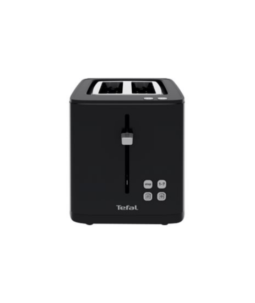 TEFAL Toaster, TT6408, Power 850 W, Number of slots 2, Housing material Plastic, Black