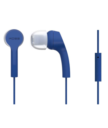 Kõrvaklapid Koss, KEB9iB, 3.5mm (1/8 inch), In-ear, Microphone, Blue