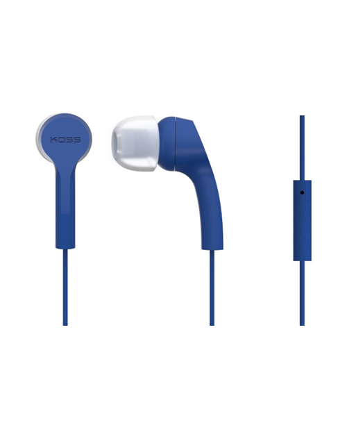 Kõrvaklapid Koss, KEB9iB, 3.5mm (1/8 inch), In-ear, Microphone, Blue