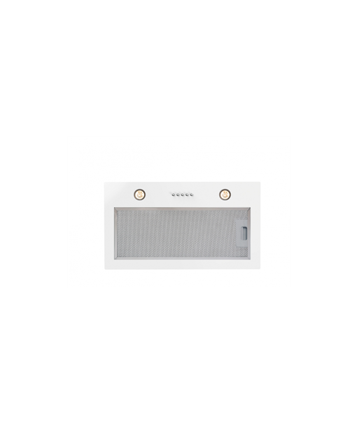 CATA Hood G 50 LUX GWH Canopy, Energy efficiency class C, Width 53 cm, 400 m³/h, Mechanical control, LED, White glass