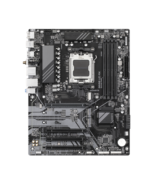 Gigabyte B650 UD AX, Processor family AMD Ryzen, Processor socket AM5, DDR5, Number of SATA connectors 4