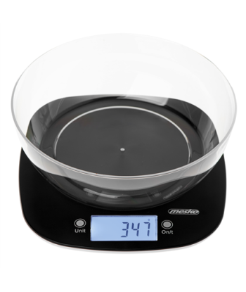 Adler Kitchen Scale MS 3179b with Bowl - Precise Measurement, Sleek Black Design