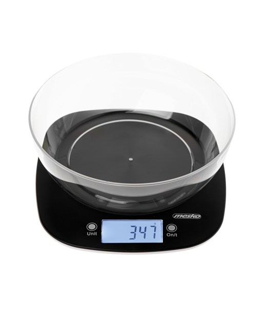 Adler Kitchen Scale MS 3179b with Bowl - Precise Measurement, Sleek Black Design Adler Kitchen Scale MS 3179b with Bowl - Precise Measurement, Sleek Black Design