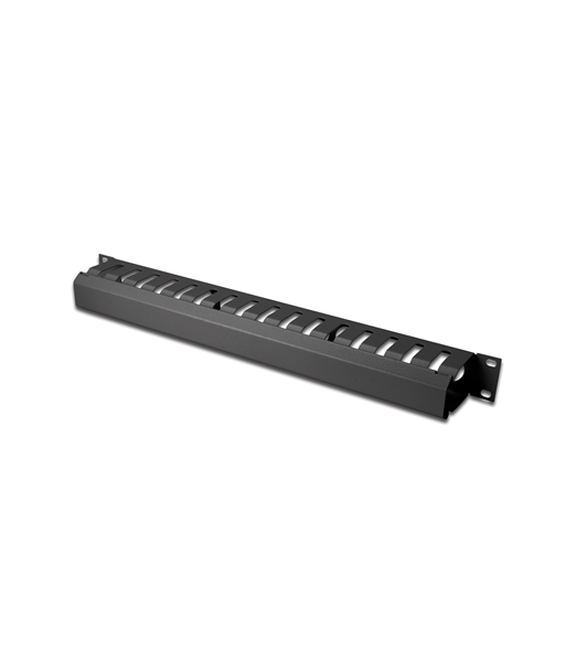 Digitus 1U Cable Management Cage with Detachable Rear Plate, Black, 19" DN-97617 Digitus 1U Cable Management Cage with Detachable Rear Plate, Black, 19" DN-97617
