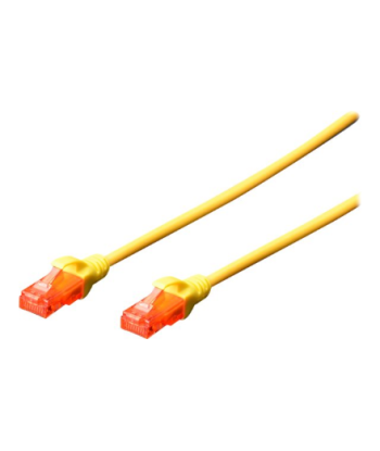 Digitus Patch cord, CAT 6 U-UTP, AWG 26/7, Cable length: 2 m, Yellow