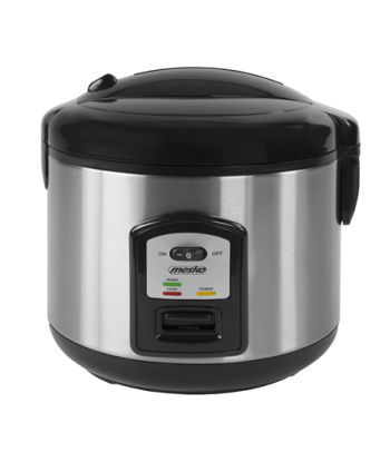 Mesko, Rice cooker, MS 6411, 1000 W, 1.5 L, Black/Stainless steel