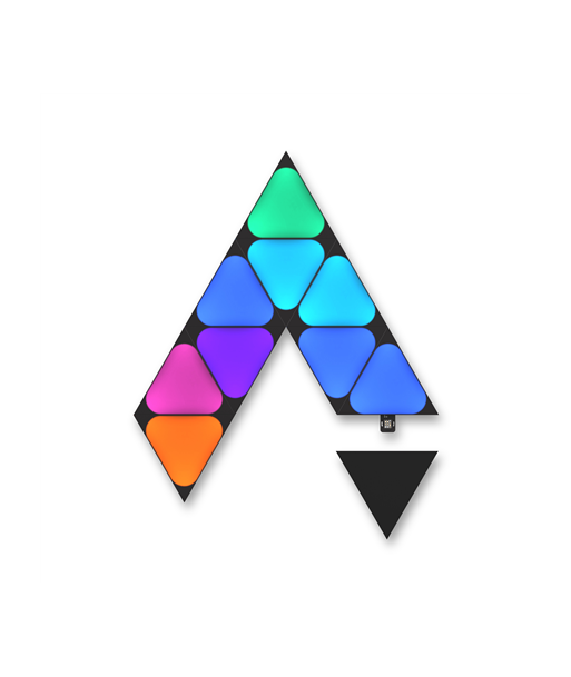 Nanoleaf Shapes Mini Треугольники - Расширение Черный (10 Панелей)
