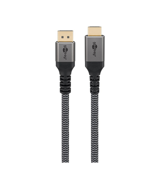Goobay DisplayPort to HDMI Adapter Cable - 2m: Seamless Connection! 🤩 Goobay DisplayPort to HDMI Adapter Cable - 2m: Seamless Connection! 🤩