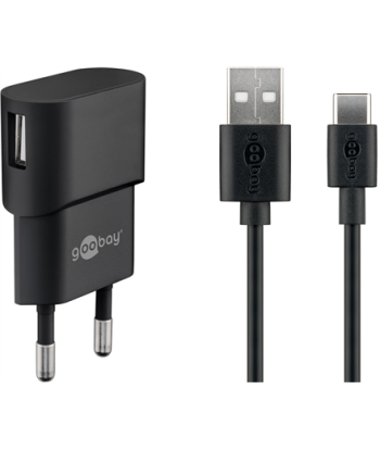 Goobay 5W USB-C laadija komplekt 1m kaabliga
