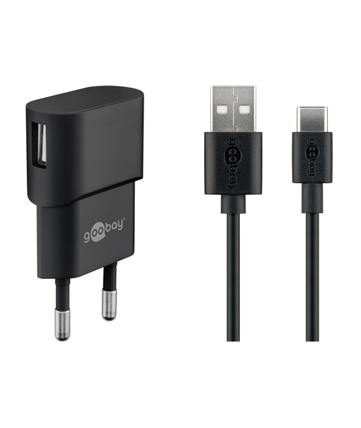 Goobay 5W USB-C Charger Set with 1m Cable Goobay 5W USB-C Charger Set with 1m Cable