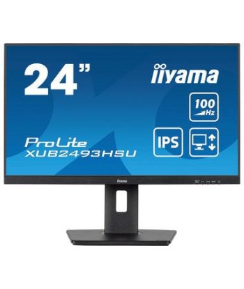 LCD Monitor IIYAMA 23.8" Business Panel IPS 1920x1080 16:9 100Hz Matte 1 ms Speakers Swivel Pivot Height adjustable Tilt