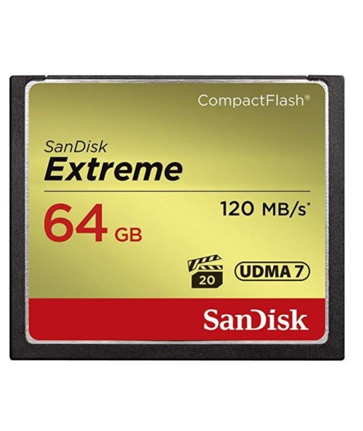 SanDisk 64GB Extreme CompactFlash Memory Card SanDisk 64GB Extreme CompactFlash Memory Card