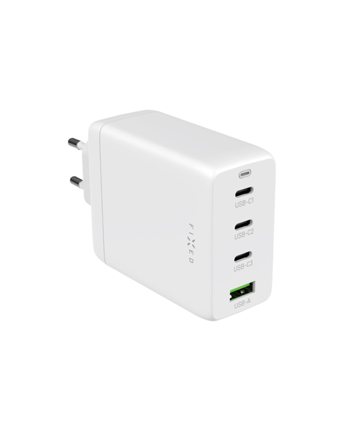 Fixed GaN 3xUSB-C/USB Travel Charger 100W | FIXCG100-3CU-WH Fixed GaN 3xUSB-C/USB Travel Charger 100W | FIXCG100-3CU-WH
