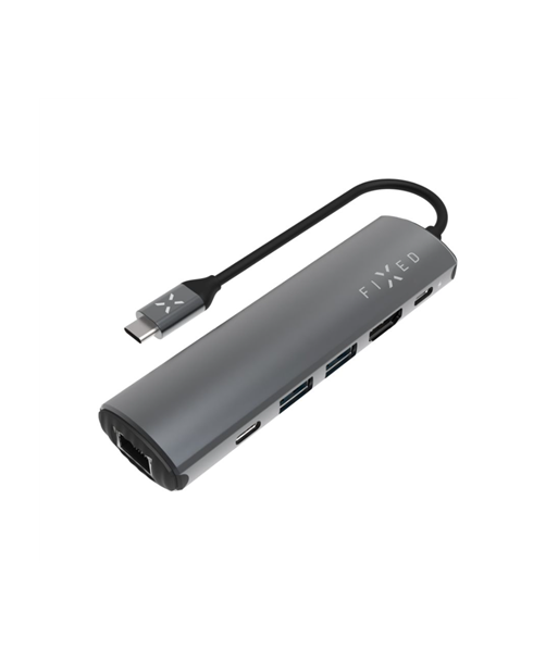 Fixed 6-Pordiline USB-C Hub Pro Sülearvutitele & Tahvelarvutitele Fixed 6-Pordiline USB-C Hub Pro Sülearvutitele & Tahvelarvutitele