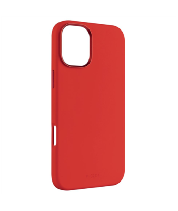 Fixed MagFlow Задняя крышка для iPhone 16 Plus - Жидкий силикон, красный