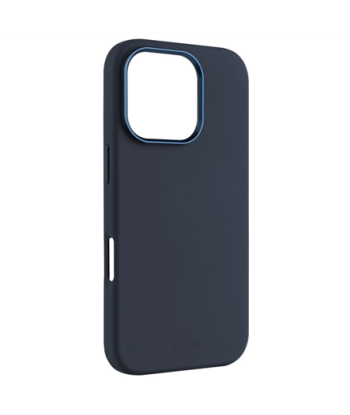 Fixed MagFlow, Back cover, Apple, iPhone 16 Pro, Liquid silicon, Blue