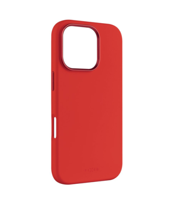 Fixed MagFlow, Back cover, Apple, iPhone 16 Pro, Liquid silicon, Red
