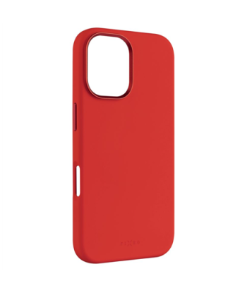 Fixed MagFlow, Back cover, Apple, iPhone 16, Liquid silicon, Red