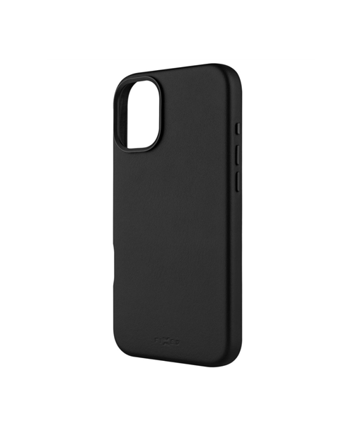 Fixed MagLeather, Back cover, Apple, iPhone 16 Plus, Leather, Black Fixed MagLeather, Back cover, Apple, iPhone 16 Plus, Leather, Black