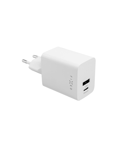Fixed Mini USB-C/USB Travel Charger 45W | FIXC45M-CU-WH