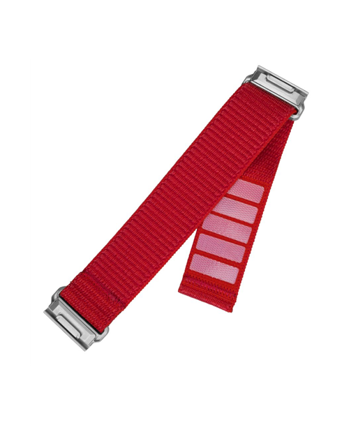 Fixed, Sporty Strap for Garmin QuickFit 22mm, 160-210 mm, Red, Nylon