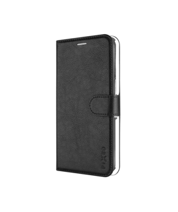 Fixed Opus, Book Case, Apple, iPhone 16 Plus, Leather, Black