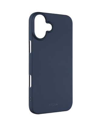 Fixed Story, Back cover, Apple, iPhone 16 Plus, Rubberized, Blue