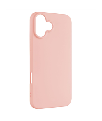 Fixed Story, Back cover, Apple, iPhone 16 Plus, Rubberized, Pink