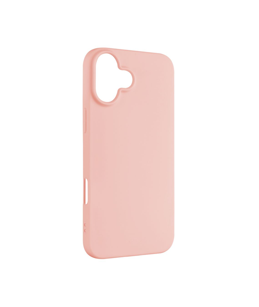 Fixed Story, Back cover, Apple, iPhone 16 Plus, Rubberized, Pink