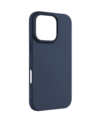 Fixed Story, Back cover, Apple, iPhone 16 Pro, Rubberized, Blue