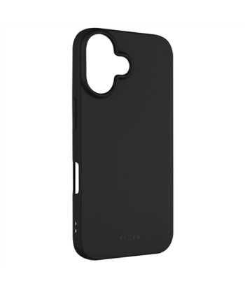 Fixed, Story, Back Cover, Apple, iPhone 16, Rubber, Black