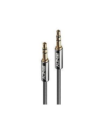 Lindy 35325 10m Premium Audio Cable 3.5mm - Chrome: Impeccable Sound Quality