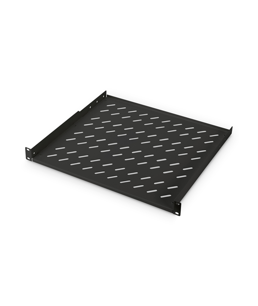 Digitus 1U Fixed Shelf for Racks DN-19 TRAY-1-400-SW Black