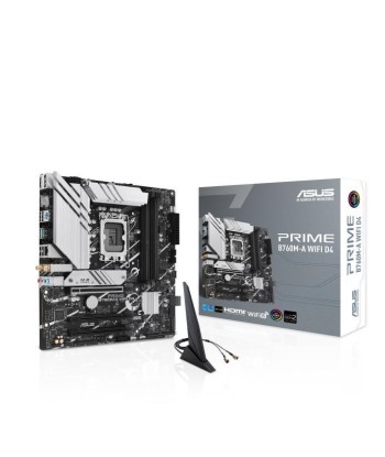 Mainboard ASUS Intel B760 Express LGA1700 Micro-ATX Memory DDR4 Memory slots 4 3xPCI-Express 4.0 16x 2xM.2 2xHDMI