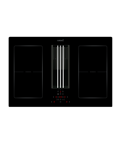 Black, Touch, 4, CATA, IAS 770, Induction hob with built-in hood