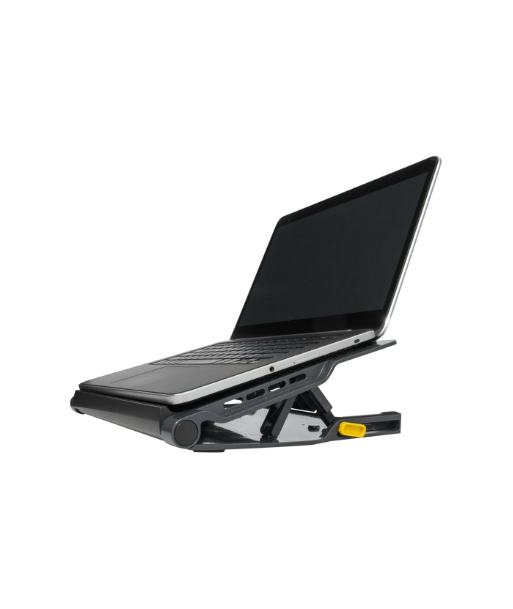 Targus Stand | Chill Mat with 4 USB-A Port Hub - for up to 16-inch Laptops | Black/Grey