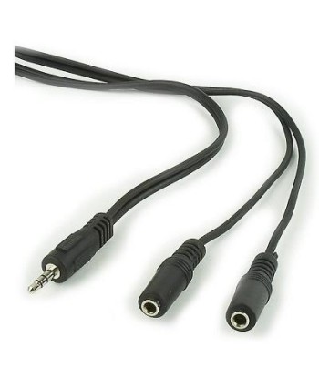 Gembird CCA-415 3.5mm Audio Splitter Cable - 5m, Black