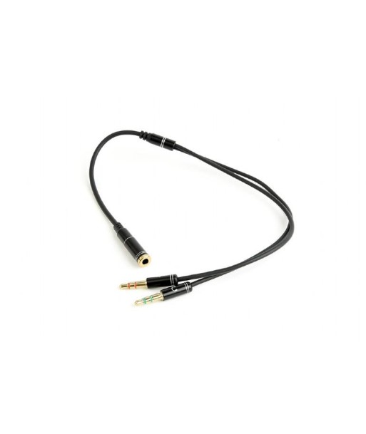 Gembird CCA-418M Audio Kaabel 3.5mm pesa kuni 2 x 3.5mm pistik Gembird CCA-418M Audio Kaabel 3.5mm pesa kuni 2 x 3.5mm pistik