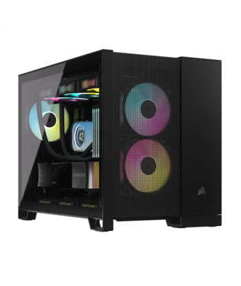 Corsair 2500D AIRFLOW Dual Chamber Mid-Tower PC korpus - Must