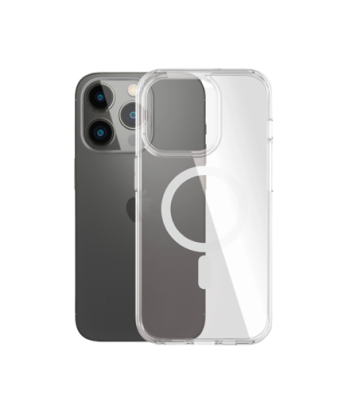PanzerGlass, HardCase MagSafe Compatible, Back protection, Apple, iPhone 14 Pro, 100% Recycled Polyurethane (TPU), Transparent