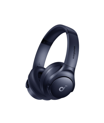 Anker Soundcore, Headphones, Q20i, Bluetooth, Over-ear, Microphone, Wireless, Blue