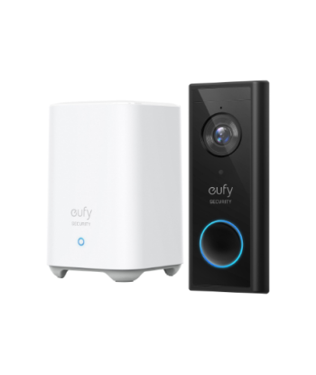 Anker Eufy Video Doorbell 2K (Аккумулятор) с HomeBase - Кристально Чистая Безопасность