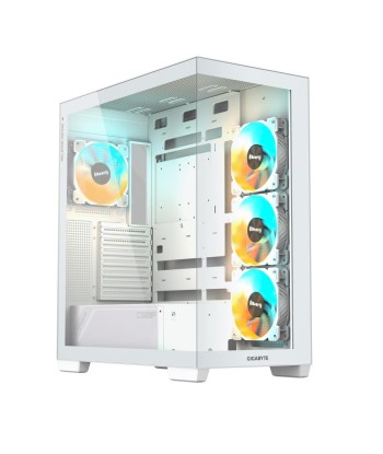 GIGABYTE C500 GLASS Valge Midi-Tower ATX Korpus
