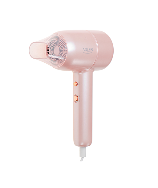 Фен Adler, AD 2279p, 1800 W, Number of temperature settings 2, Ionic function, Pink Фен Adler, AD 2279p, 1800 W, Number of temperature settings 2, Ionic function, Pink