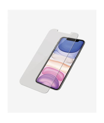 Kaitseklaas PanzerGlass, Apple, iPhone XR/11, Hybrid glass, Transparent, Full frame coverage, Rounded edges, 100% touch