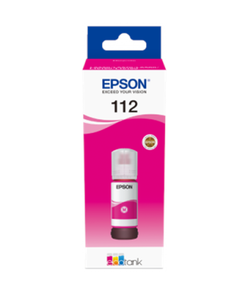 Epson 112 EcoTank Pigment C13T06C34A Ink Bottle, Magenta