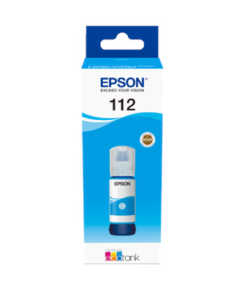 Epson 112 EcoTank Pigment C13T06C24A Ink Bottle, Cyan