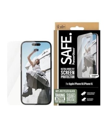 SAFE by PanzerGlass iPhone 16 | Ultra-Wide Fit | PanzerGlass